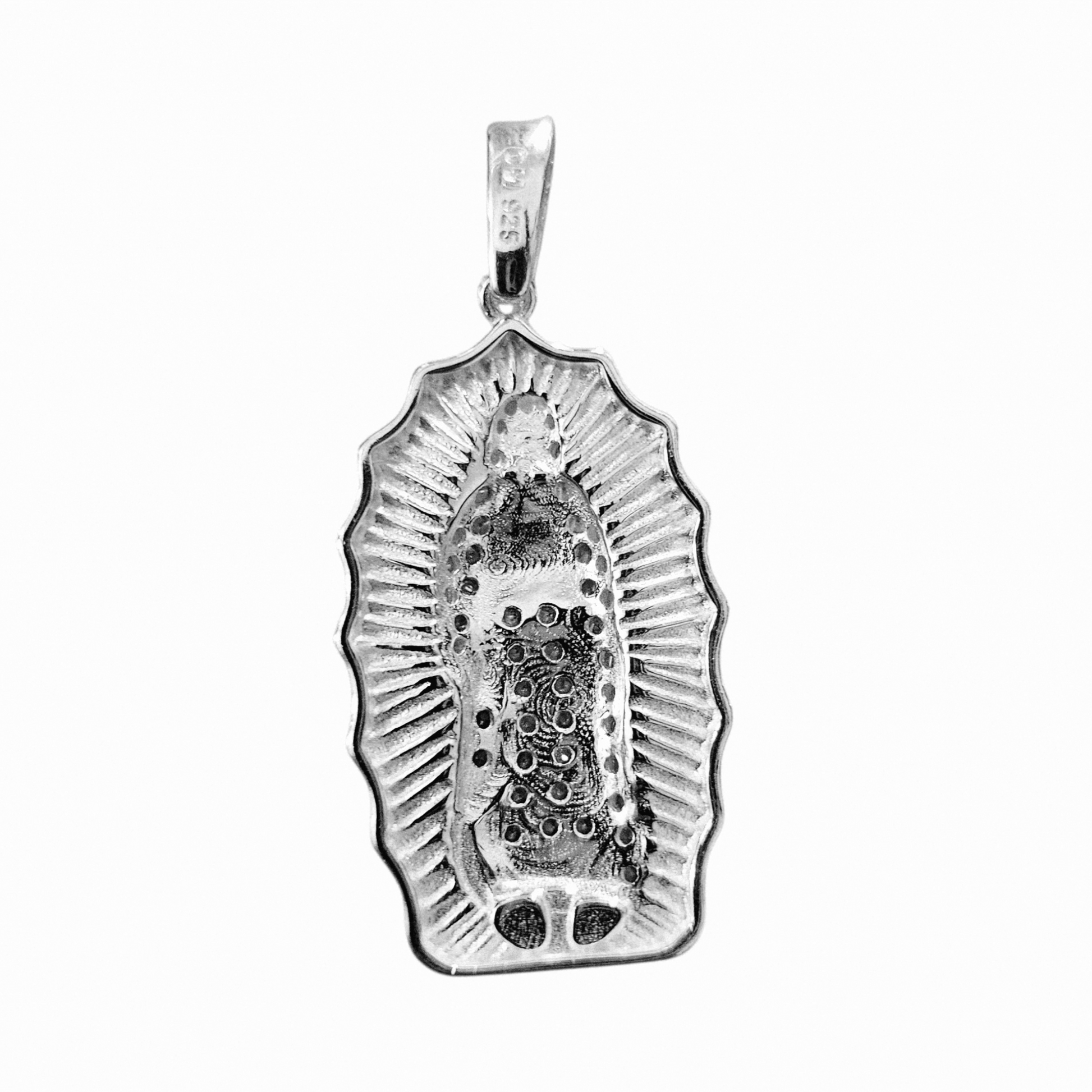 Virgen Maria Silver 925 Large Pendant