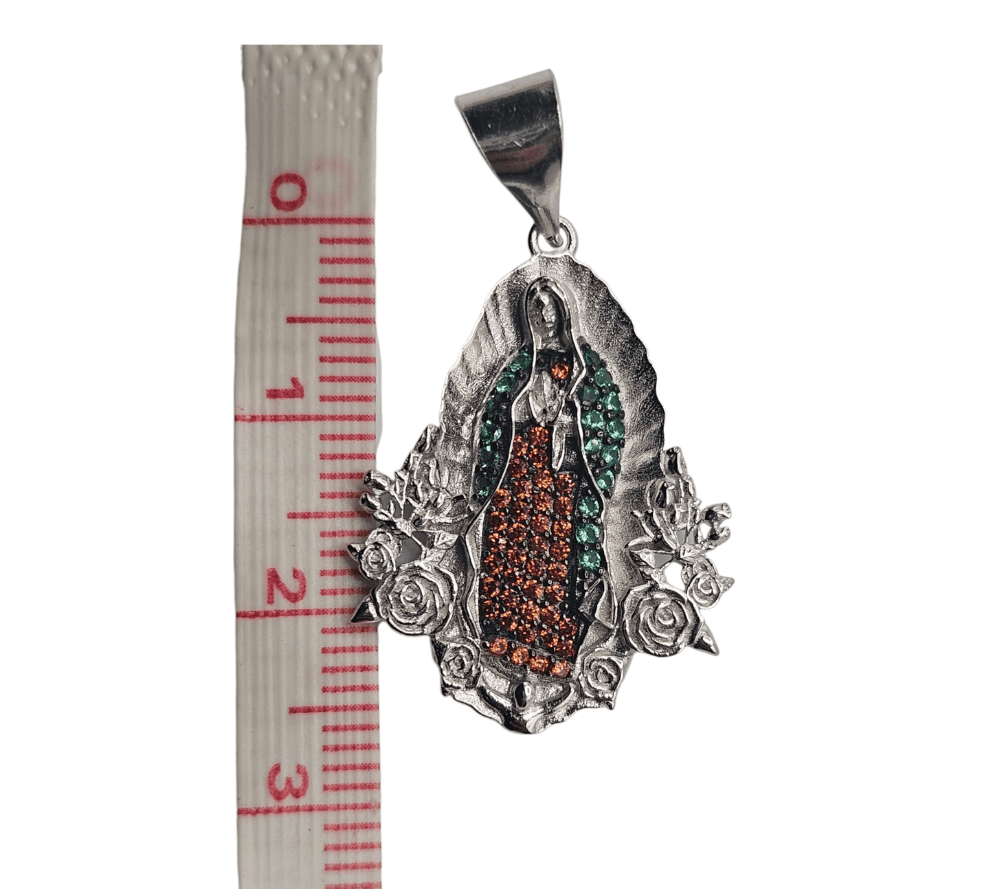 Virgen Maria (Virgin Mary) Silver 925 Pendant - 2 Sizes