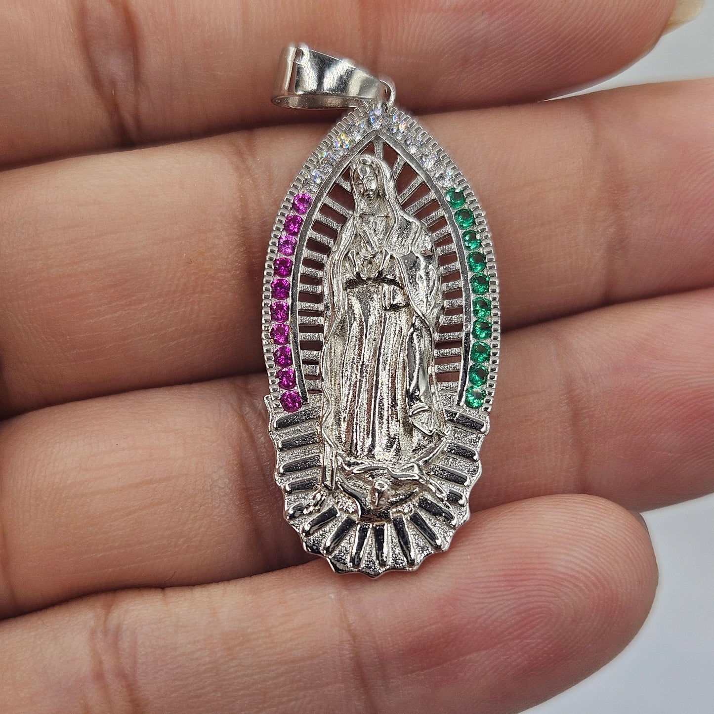 Virgen Maria (Virgin Mary) Silver 925 Pendant