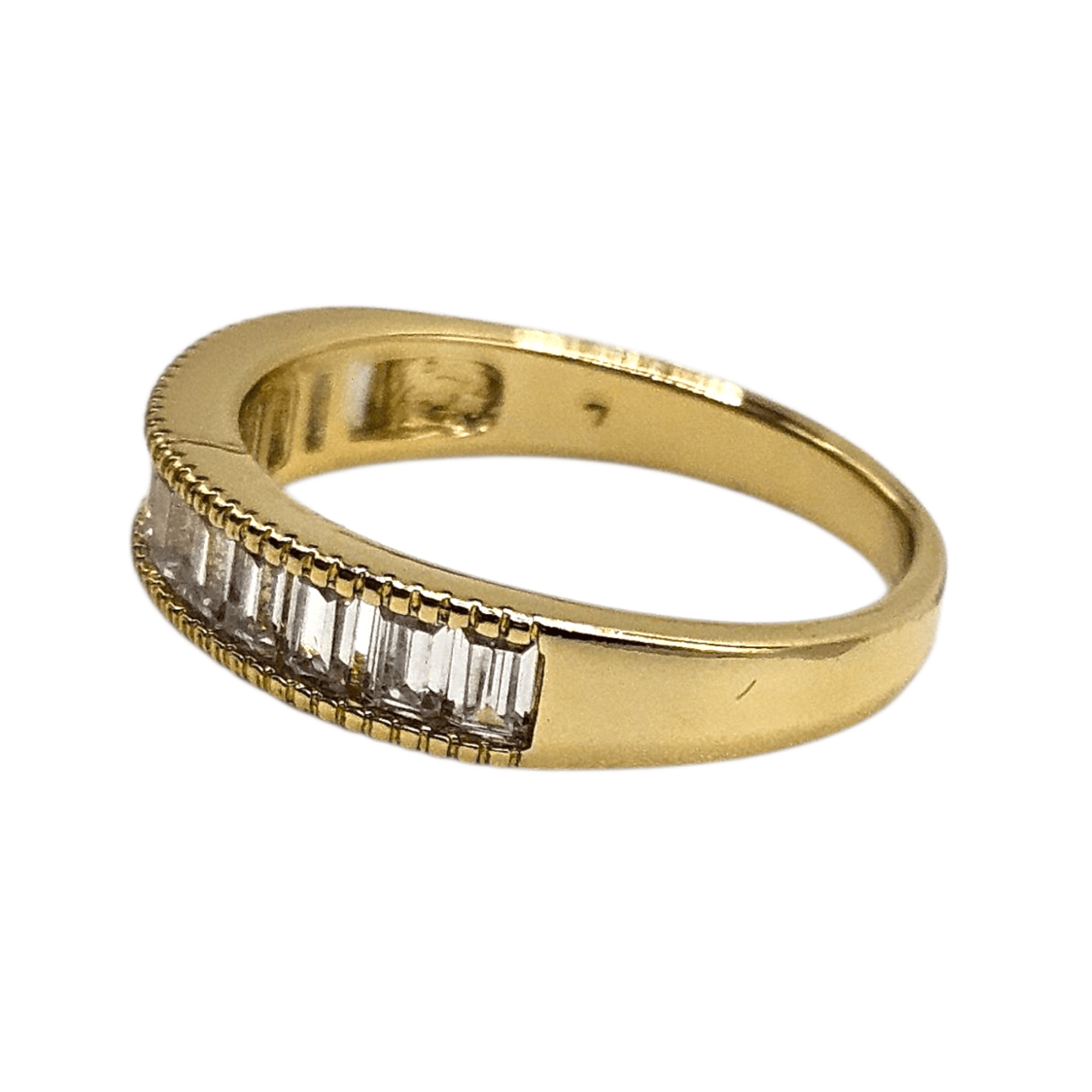 Wedding Band 14k Gold Plated for Women 4mm