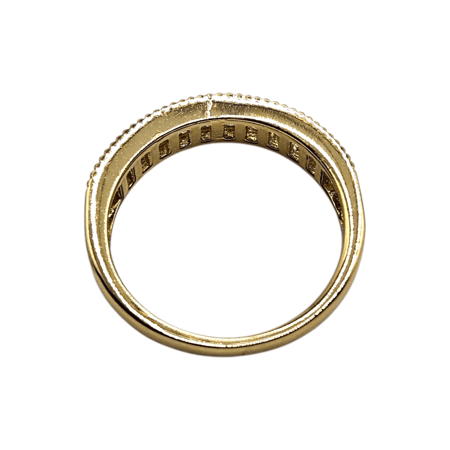 Wedding Band 14k Gold Plated for Women 4mm