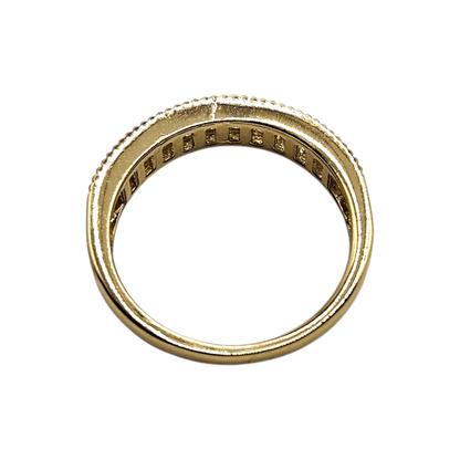 Wedding Band 14k Gold Plated for Women 4mm