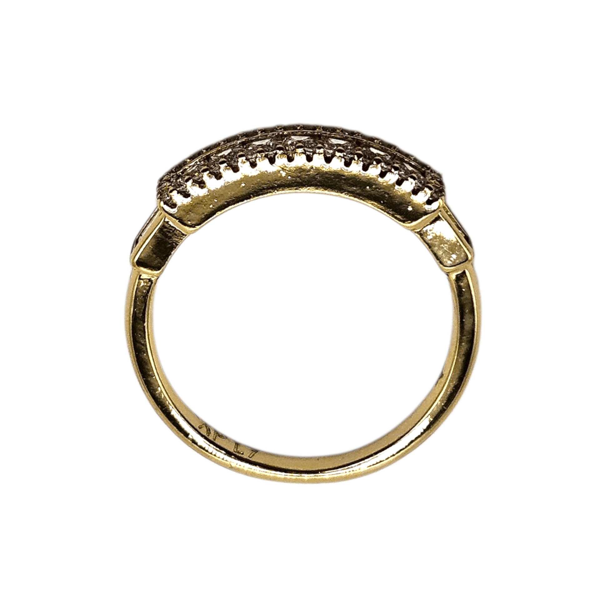 Weding Band Square Shape Ring 14k Gold Plated for Women 4mm