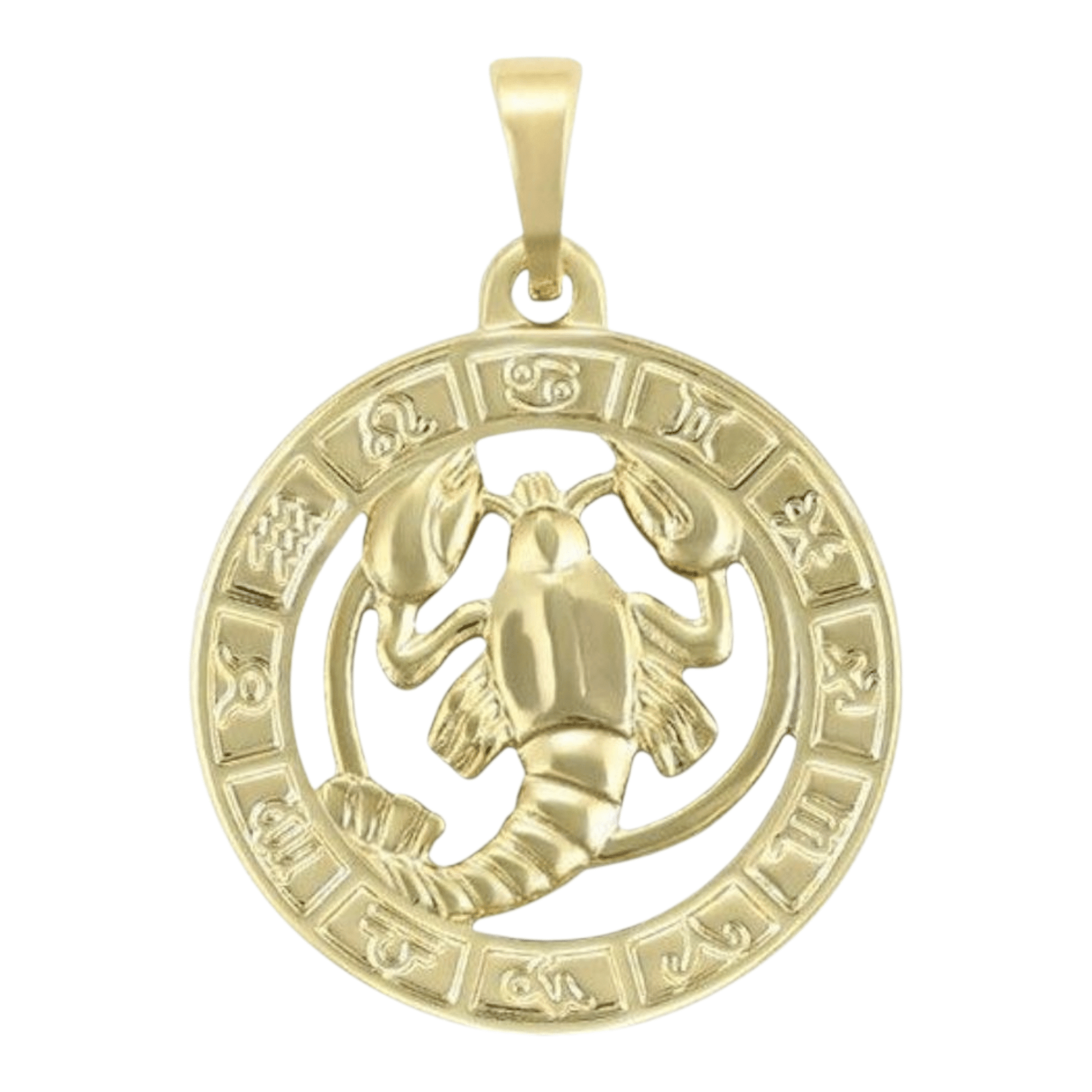 Zodiac Sign Necklace 14K Gold Plated with 19.5in Chain