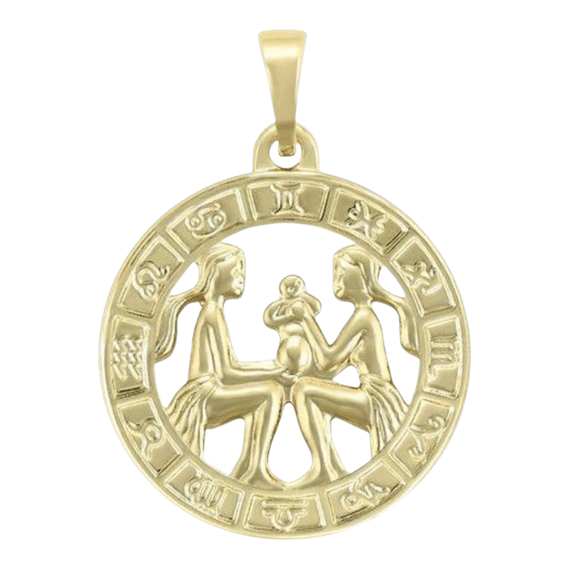 Zodiac Sign Necklace 14K Gold Plated with 19.5in Chain