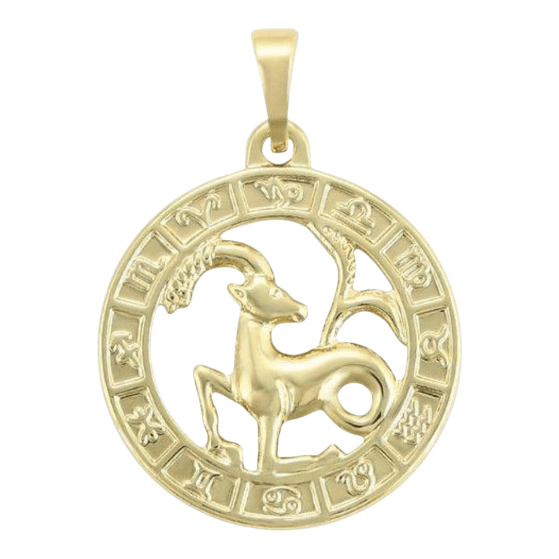Zodiac Sign Necklace 14K Gold Plated with 19.5in Chain